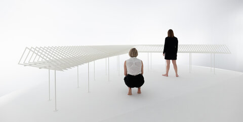 Dorte Mandrup's design for the Venice Biennale 2018 main exhibition named "Conditions"